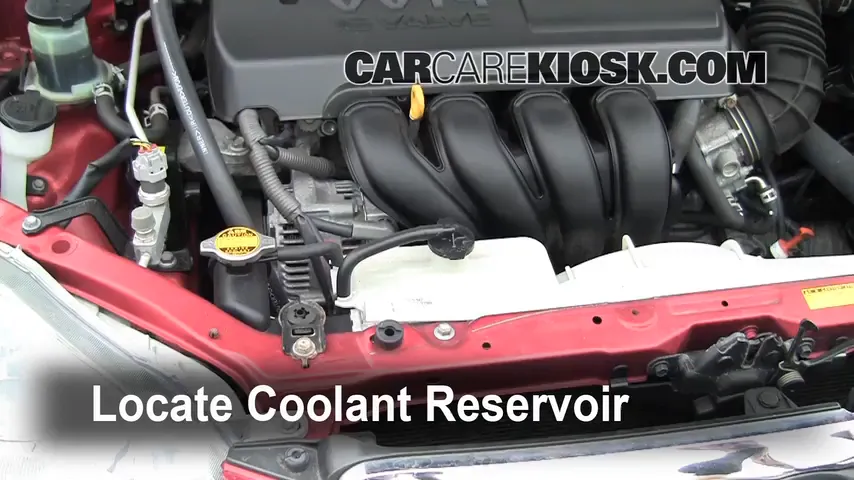 2007 Toyota Corolla CE 1.8L 4 Cyl. Coolant (Antifreeze) Flush Coolant
